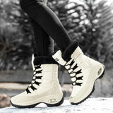 Winter Women Boots Platform Shoes Keep Warm Thigh High Snow Boots Outdoor Ladies Slip on Comfortable Waterproof Fur Femme Boots