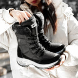 Winter Women Boots Platform Shoes Keep Warm Thigh High Snow Boots Outdoor Ladies Slip on Comfortable Waterproof Fur Femme Boots