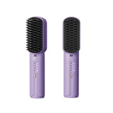 Wireless Hair Straighteners 3200mAh Mini Hot Comb Dryer and Straightening Brush Hair Styling Appliances Hot Comb Straightener