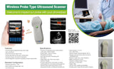 Wireless Ultrasound Probe scanner portable Bluetooth machine WIFI ultrasound scanner Machine support iOS Android Windows