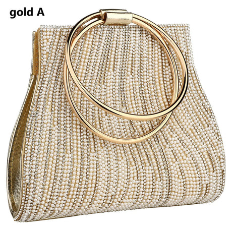 Woman Evening Bag Diamond Rhinestone Clutch Crystal Day Lady Wallet Wedding Purse Party Banquet Silver Handbags Clutches Tote