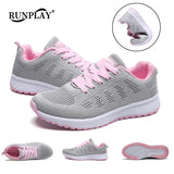 Woman Tennis Shoes Fashion Tenis Feminino Lace-Up White Sport Shoes Female Sneakers Light Breathable Women Flats Outdoor Shoes