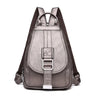 Women Anti theft Backpack High Quality Leather School Shoulder Bags For Teenage Girls Multifunction Backpack Ladies Chest Bag