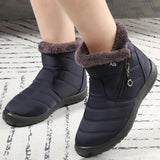 Women Boots Waterproof Snow Boots Female Plush Winter Boots Women Warm Ankle boots Winter Shoes Women casual shoes Plus Size