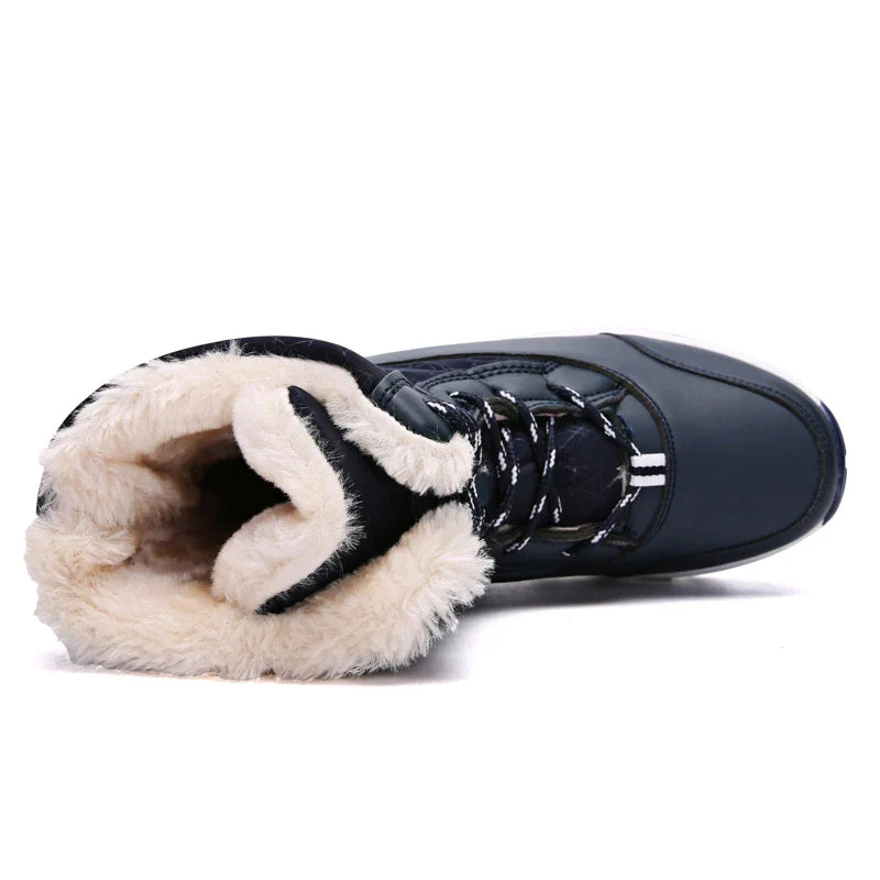 Women Boots Waterproof Winter Shoes Women Snow Boots Platform Keep Warm Ankle Winter Boots With Thick Fur Heels Botas Mujer 2019