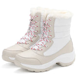 Women Boots Waterproof Winter Shoes Women Snow Boots Platform Keep Warm Ankle Winter Boots With Thick Fur Heels Botas Mujer 2019