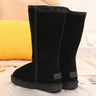 Women Classic Ladies Girls Winter Snow Boots 2023 Waterproof Warm Genuine Leather Fur Australia Plus Velvet Knee High  Winter