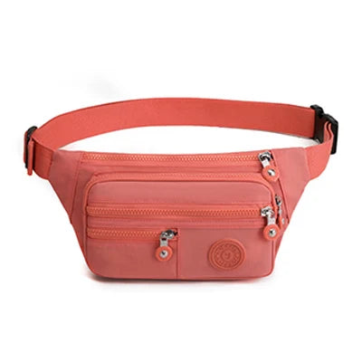 Women Designer Nylon Waist Packs Korean Style Female Fanny Pack 2023 New Crossbody Messenger Chest Bags Sac Banane Femme