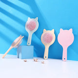 Women Korean Cute Candy Cat Ear Anti-screw Styling Hair Brush Baby Untangling Air Cushion Massage Makeup Comb Health Care Tools