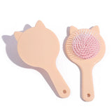 Women Korean Cute Candy Cat Ear Anti-screw Styling Hair Brush Baby Untangling Air Cushion Massage Makeup Comb Health Care Tools