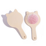 Women Korean Cute Candy Cat Ear Anti-screw Styling Hair Brush Baby Untangling Air Cushion Massage Makeup Comb Health Care Tools