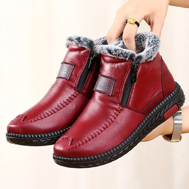 Women Snow Boots Waterproof Winter Plush Casual Women Shoes Antislip Female Ankel Boots 2023 Fashion Women Boots