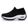 Women Tennis Shoes Air Cushion 5CM Height Increase Sports Sneakers Breathable Female Walking Sock Shoes Thick Bottom Platforms