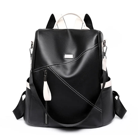 Women's Backpack New Soft Leather High Quality Shoulders Bag Ladies Outdoor Travel Anti-Theft Large Capactiy Schoolbag Teenager