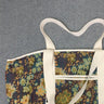 Women's Canvas Handbag Multicolor Logo Print Eco Simple Commuter Large Tote Bags