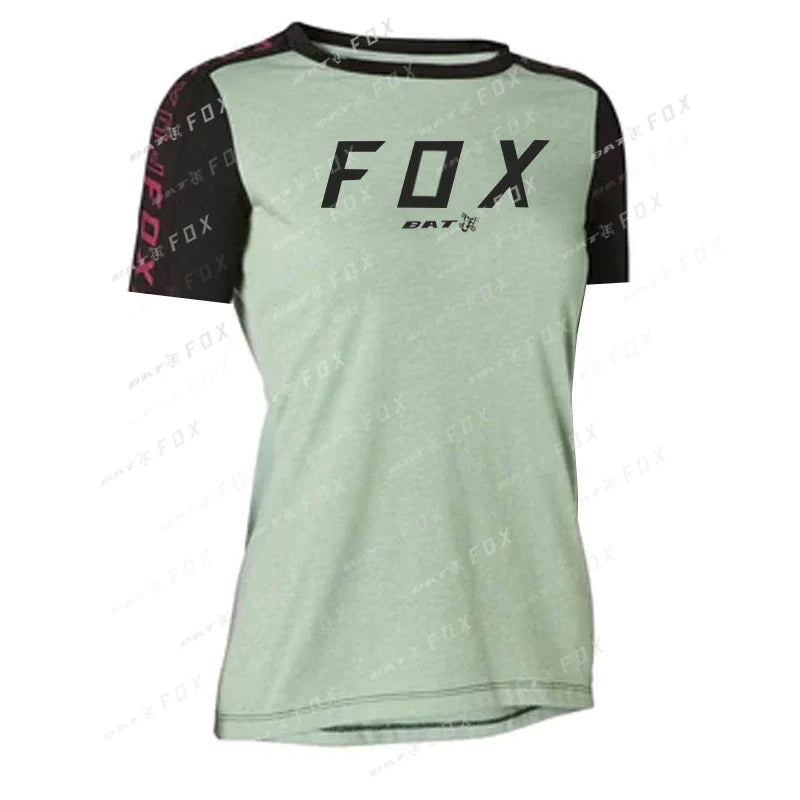 Women's Jerseys Long Sleeves MTB BAT FOX Downhill Jerseys Bike Shirts Offroad DH Motorcycle Jersey Motocross Sportwear Clothing