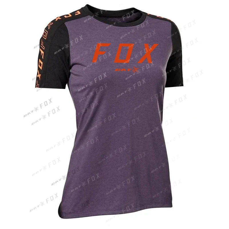 Women's Jerseys Long Sleeves MTB BAT FOX Downhill Jerseys Bike Shirts Offroad DH Motorcycle Jersey Motocross Sportwear Clothing