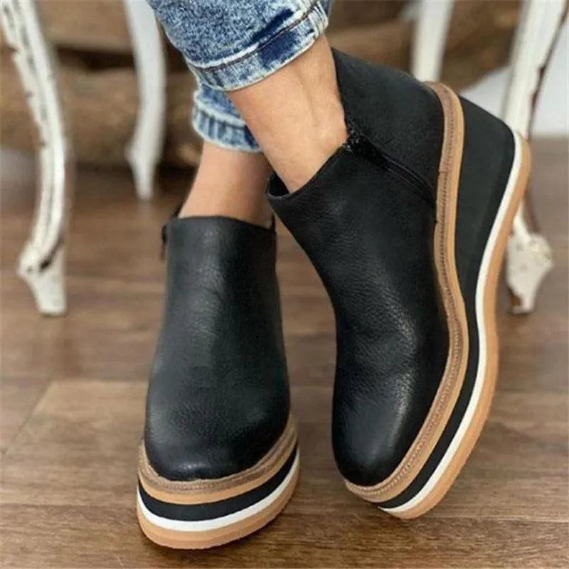 Women's autumn ankle boots 2023916