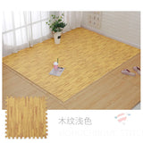 Wood Grain Puzzle Floor Foam Carpet Bedroom Splicing Mat  Baby Play Mat Interlocking Exercise Tiles30*30cm