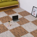 Wood Grain Puzzle Floor Foam Carpet Bedroom Splicing Mat  Baby Play Mat Interlocking Exercise Tiles30*30cm