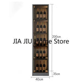 Wooden Display Wine Cabinets Kitchen Storage Living Room Wall Wine Cabinets Racks Liquor Mueble Licorera bar Furniture QF50JG