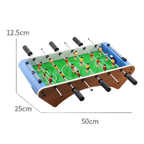 Wooden Soccer Game Table, Foosball Table Tabletop Game with Ball Easy Assemble, for Home Game Room Friends Kids Family Gift 50CM