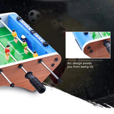 Wooden Soccer Game Table, Foosball Table Tabletop Game with Ball Easy Assemble, for Home Game Room Friends Kids Family Gift 50CM