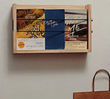 Wooden Wall Magazine Racks Shelves Storage Display Corner Bookcase Sideboards Bookends Libreria Scaffale Minimalist Furniture