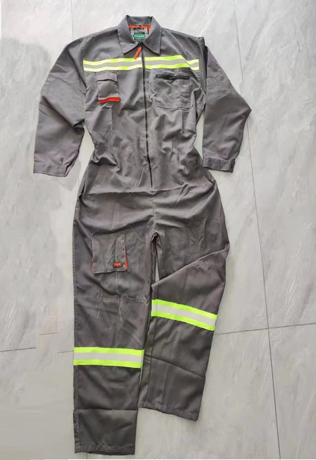 Work Overalls Men's Working Coverall Welding Suit Car Repairman Uniforms Workshop Mechanical Jumpsuit Hi Vis Safe Work Clothing