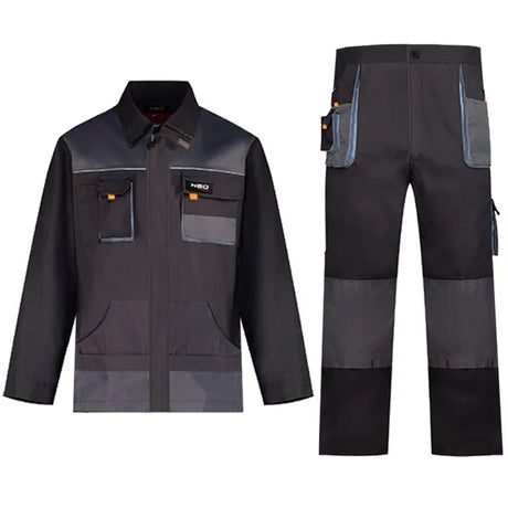 Working Clothes Suit For Men Uniform Painter Multi Pocket Jacket Factory Workshop Mechanic Electric Welder Repair Printed Logo