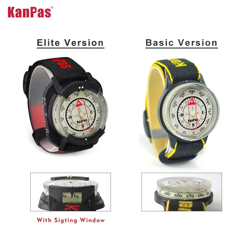 WristBand sighting compass, water proof, light weight outdoors trekking ,hunting, hiking / with extra powerful luminous compass