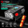 X-TIGER Bicycle Lights Waterproof USB Charging Bike Light  Aluminum LED Front Lamp Bike Headlight Power Bank Cycling Flashlight