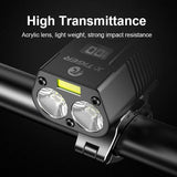 X-Tiger Bike Light Headlight Bicycle Lamp With Power Bank Rechargeable LED 5200mAh MTB Bicycle Light Flashlight Bike Accessories