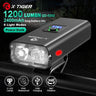 X-Tiger Bike Light Headlight Bicycle Lamp With Power Bank Rechargeable LED 5200mAh MTB Bicycle Light Flashlight Bike Accessories