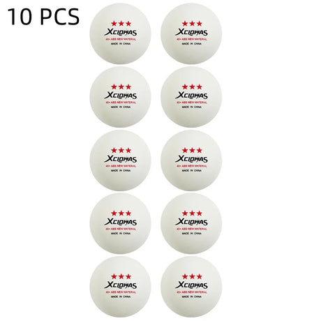 XCLOHAS Table Tennis Ball 3 Star 40+mm Diameter 2.8g New Material ABS Plastic Ping Pong Balls for Table Tennis Training