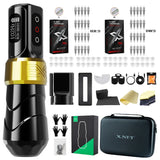 XNET FLUX MAX Wireless Tattoo Machine Kit Rotary Tattoo Pen With Extra 2400mAh Power 40Pcs Mixed Tattoo Cartridge for Tattoo Art