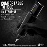 XNET FLUX Professional Wireless Tattoo Machine Pen Strong Coreless Motor 2400 mAh Lithium Battery for Tattoo Artist