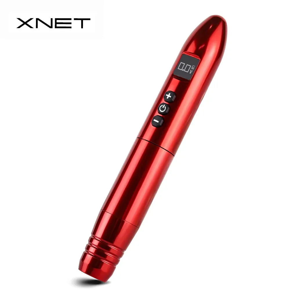 XNET Wireless Permanent Makeup Machine Pen Eyeliner Tools Micropigmentation Semi-Permanent with LCD Digital Display