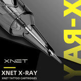 XNET X-RAY Cartridge Tattoo Needles Round Liner RL Disposable Sterilized Safety Tattoo Needle for Cartridge Machines Grips 20pcs