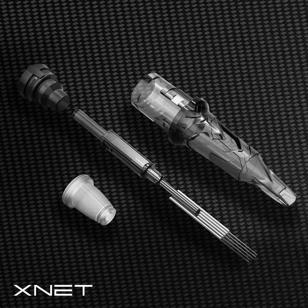 XNET X-RAY Cartridge Tattoo Needles Round Liner RL Disposable Sterilized Safety Tattoo Needle for Cartridge Machines Grips 20pcs