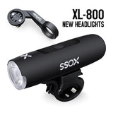 XOSS XL-800 Bike Light Headlight Waterproof USB Rechargeable Road MTB Front Lamp Bicycle Light Aluminum Ultralight Flashlight