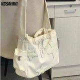 Y2k Aesthetic Streetwear Star Underarm Bag Fashion Korean Casual Simple Handbags Women Trendy All Match Shoulder Bags Japanese