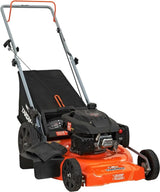 YARDMAX 21 in. 170cc 3-in-1 Gas Walk Behind Push Lawn Mower with High Rear Wheels  outdoor furniture