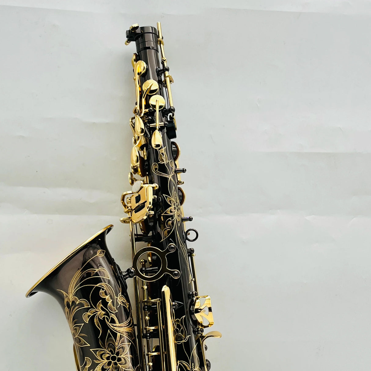 YAS-875EX Alto Saxophone Eb Tune Black Nickel-Plated Gold Keys Beautifully Carved Decoration Professional Woodwind