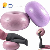 Yoga Ball Exercise Fitness Pilates Donut Balance Fitness Ball Exercise Training Home Gymnastics Gym Thickening Anti-blast