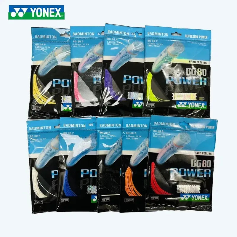 Yonex Badminton Racket Strap String BG80 POWER (0.68mm) Endurance Training Badminton String