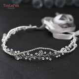 YouLaPan SH93 Clear Crystal Bridal Belts Thin Bridal Belt Rhinestone Bridal Belt Accessories Belt for Dress Wedding Accessories