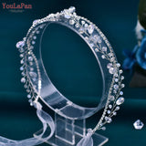 YouLaPan SH93 Clear Crystal Bridal Belts Thin Bridal Belt Rhinestone Bridal Belt Accessories Belt for Dress Wedding Accessories