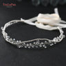 YouLaPan SH93 Clear Crystal Bridal Belts Thin Bridal Belt Rhinestone Bridal Belt Accessories Belt for Dress Wedding Accessories