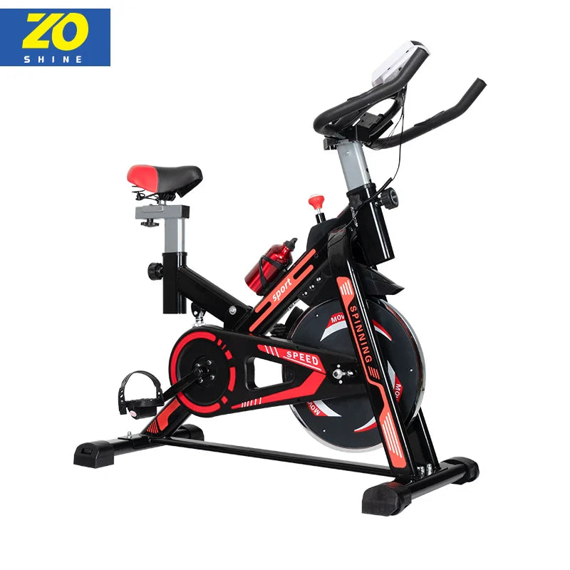 Zoshine Indoor Stationary Bike Exercise Cycling Bicycle Fitness Custom Spinning Bike for Home Gym Cardio Workout